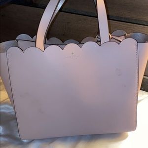 Light pink Kate spade purse with straps